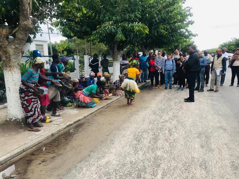 5 a Missão de supervisão do Banco Mundial ao Projecto de Desenvolvimento Urbano e Local (PDUL) visitou visita os Municípios de Dondo, e da Beira e...